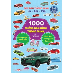 1000 miếng dán hình thông minh - xe thể thao